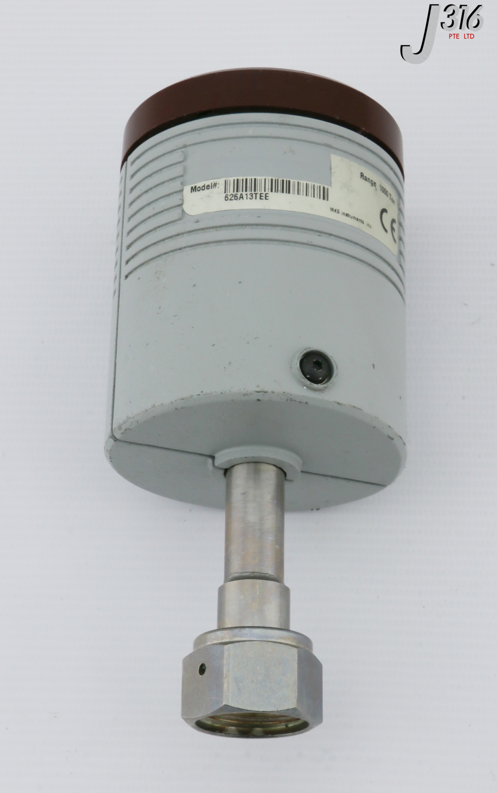 T406 MKS BARATRON PRESSURE TRANSDUCER, TYPE 626, 1000 TORR 626A13TEE ...